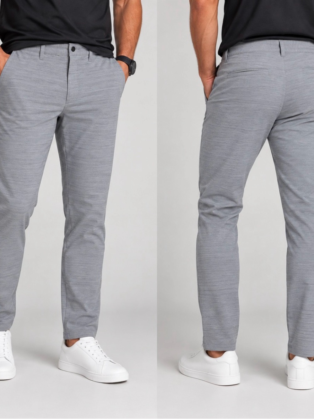 BYLT Kinetic Pants Men’s – Gray Performance Stretch Pants | Mens 31